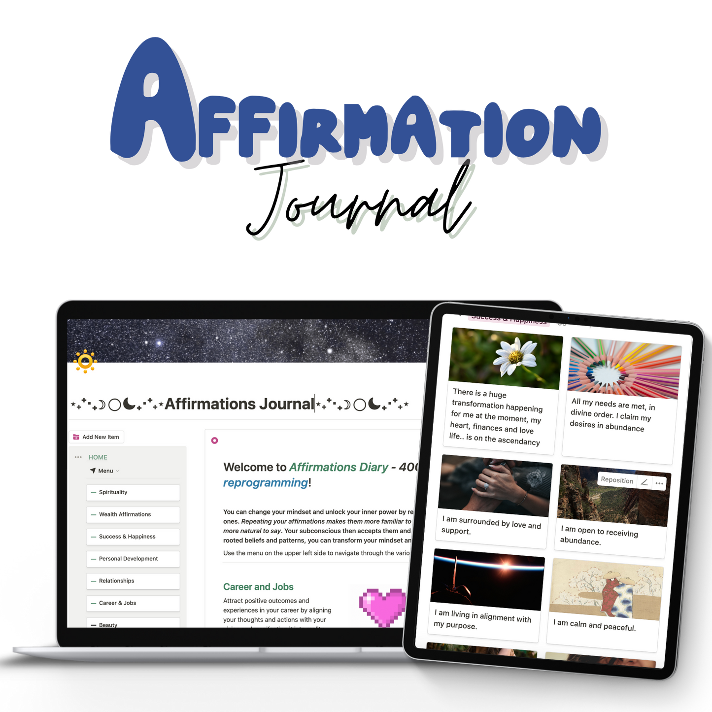 Ultimate Affirmation All-in-One Notion Dashboard