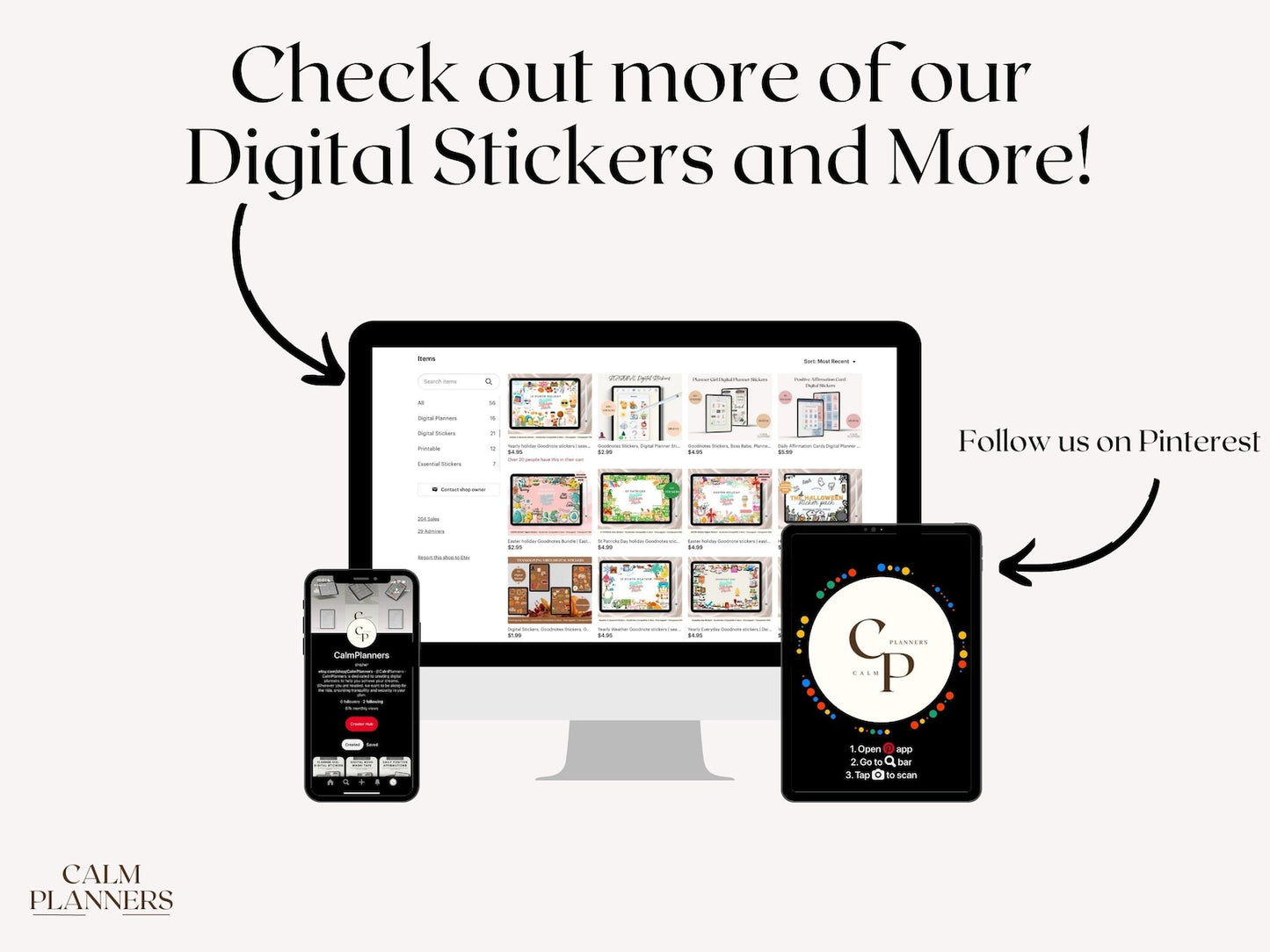 Neutral Torn Paper Digital Stickers