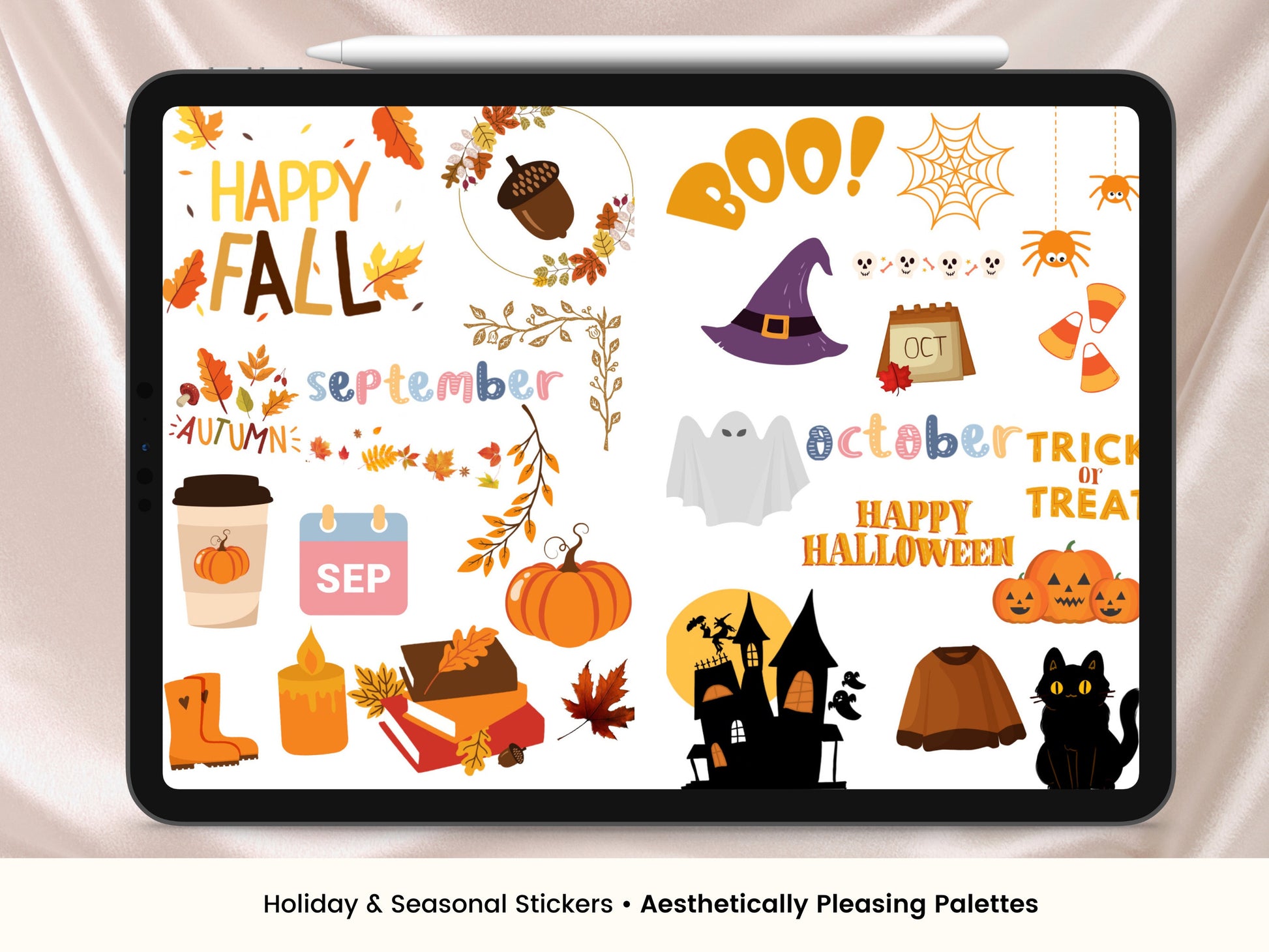 Yearly holiday Digital Stickers