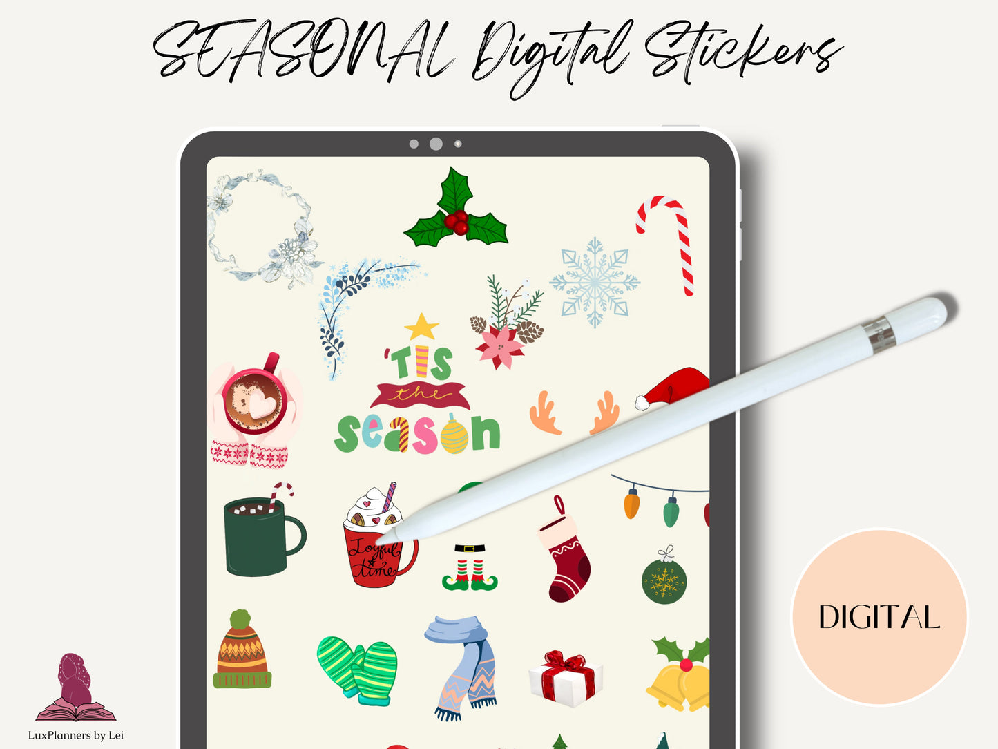 Seasonal Digital Stickers