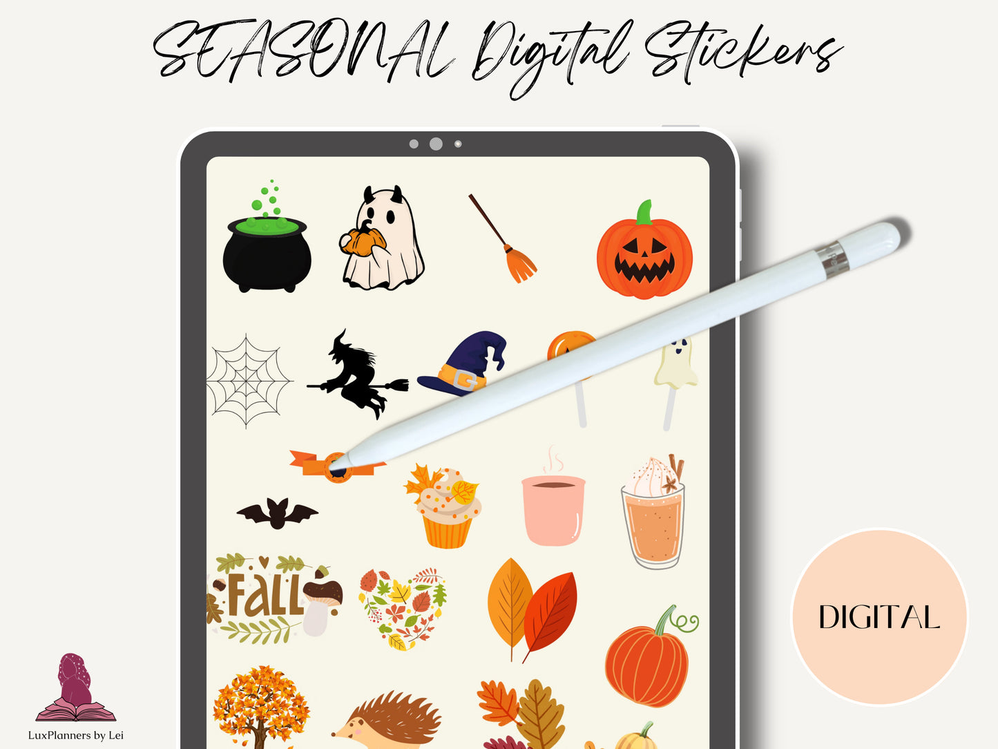 Seasonal Digital Stickers