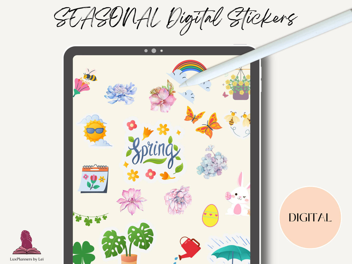 Seasonal Digital Stickers