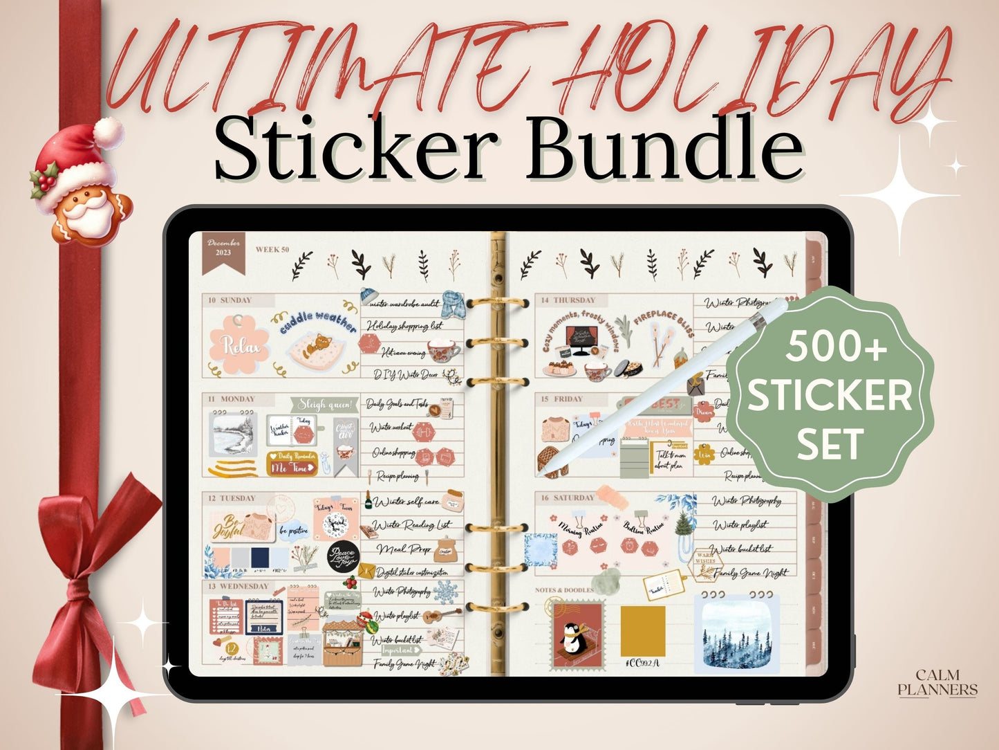 Holiday Digital Stickers Bundle