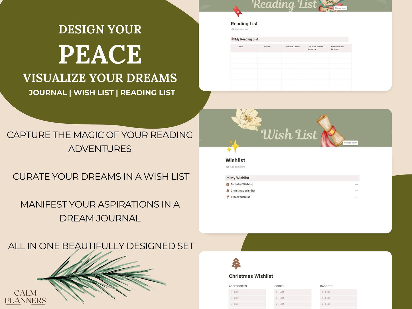 Self Care All In One Notion Template