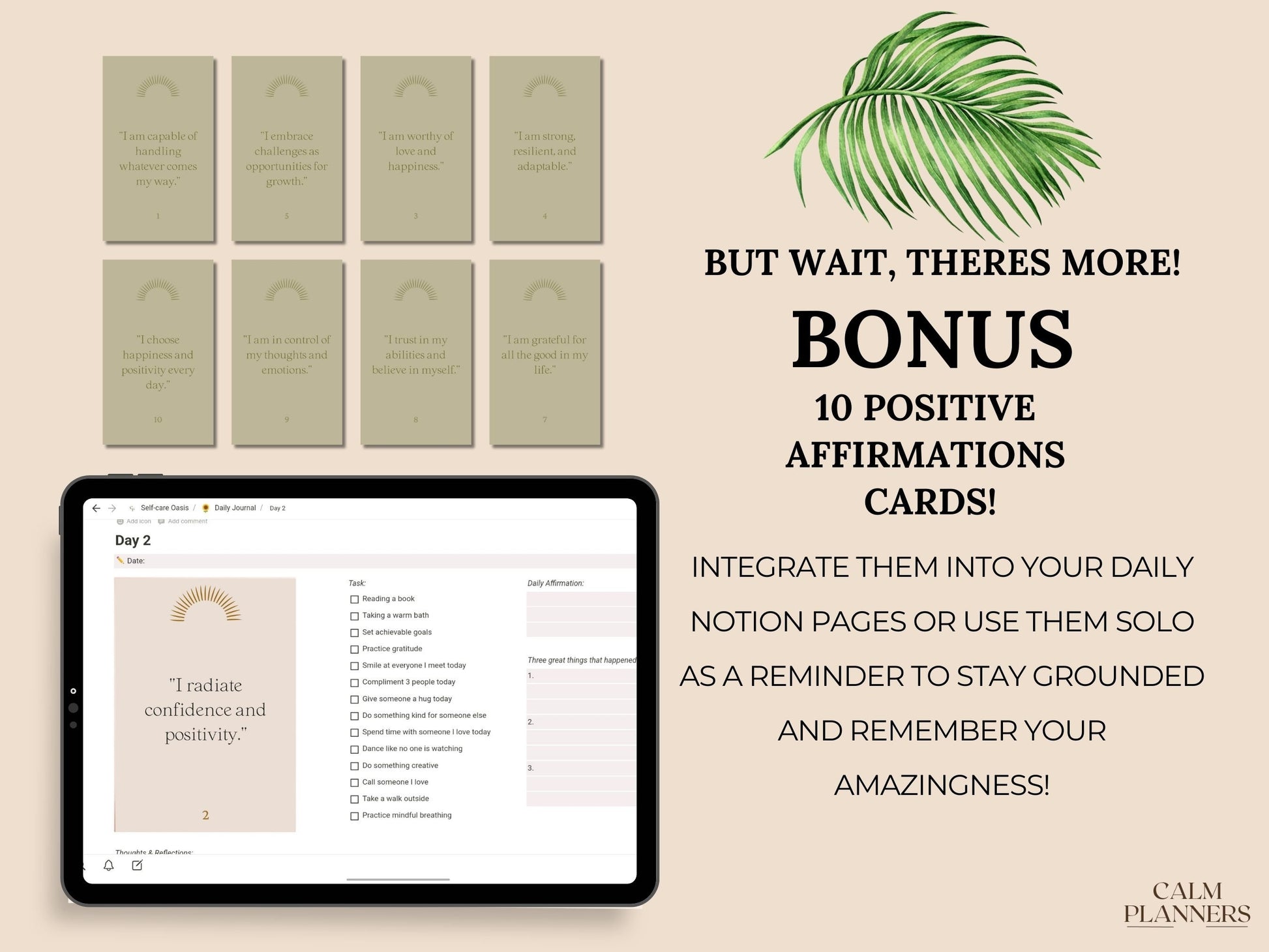 Self Care All In One Notion Template