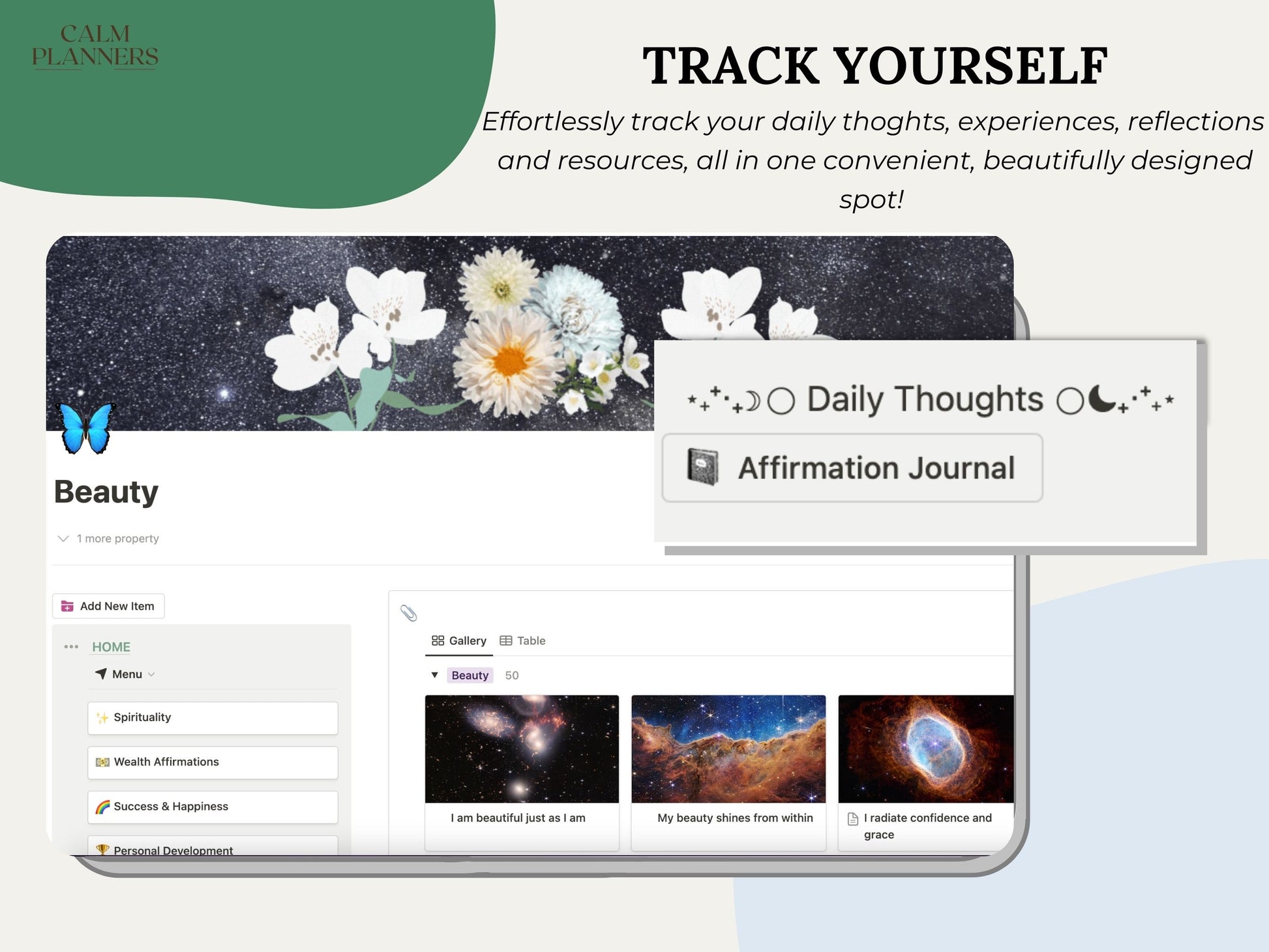Ultimate Affirmation All-in-One Notion Dashboard