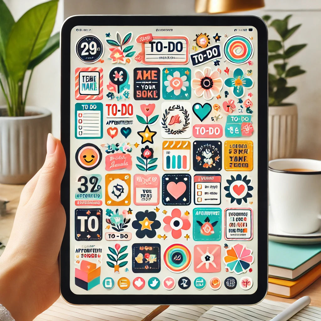 Cute Digital Planners & How to Use Planner Stickers