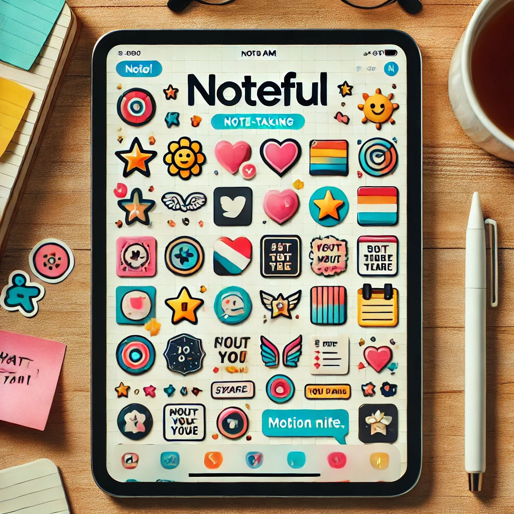 Boost Noteful Notes with Free Digital Stickers & Templates