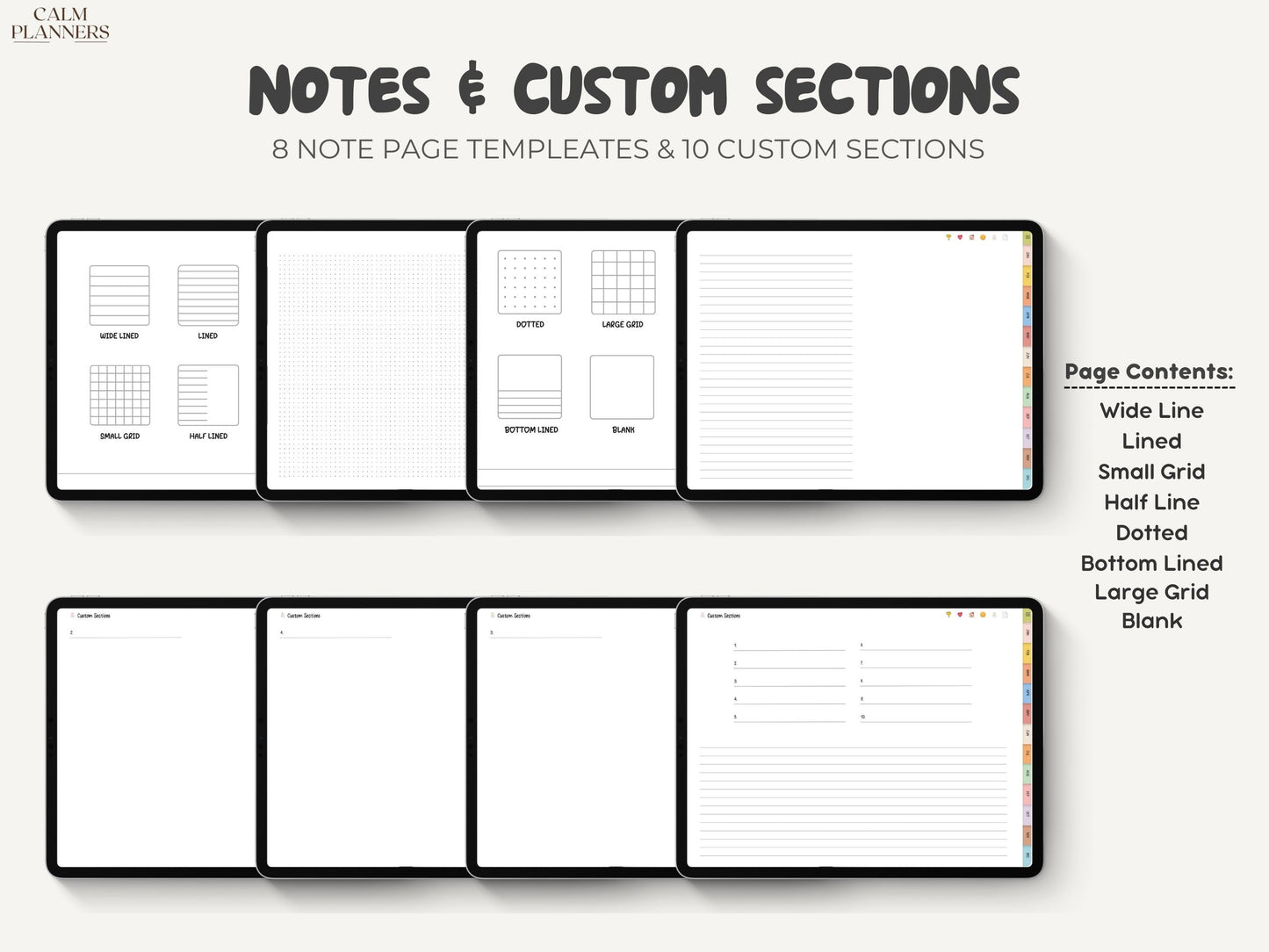 2025 Minimalist Digital Planner