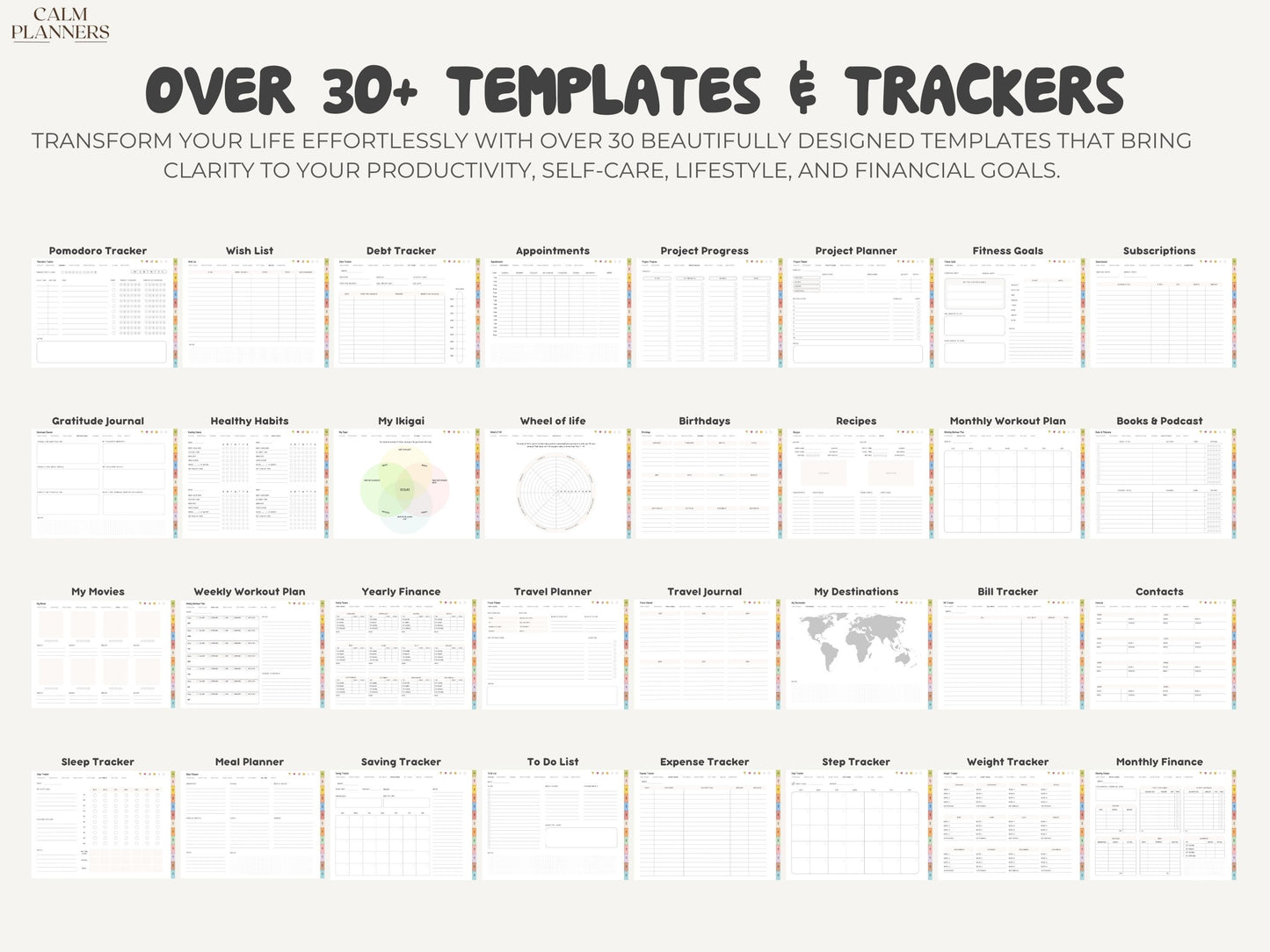 2025 Minimalist Digital Planner