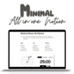 Minimal Muse All in One Notion Dashboard