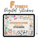 Fitness Planner Digital Sticker Set