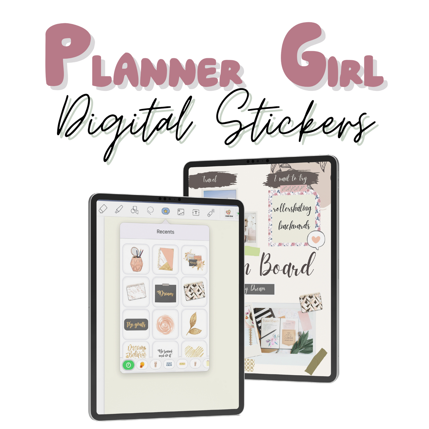 Planner Girl Digital Sticker Bundle