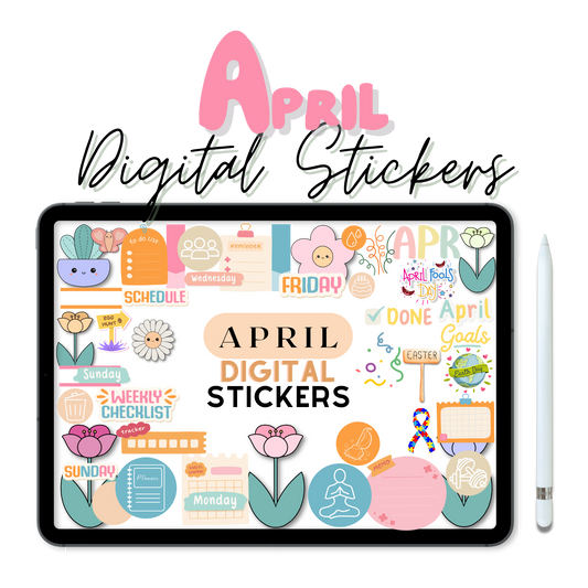 April Digital Stickers