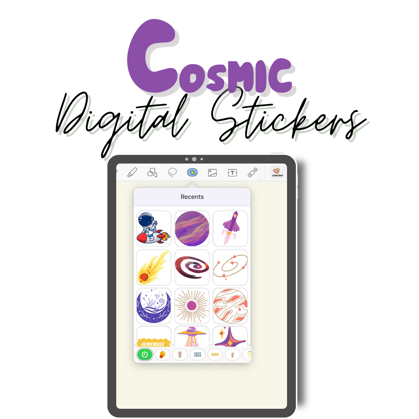 Galaxy Digital Stickers