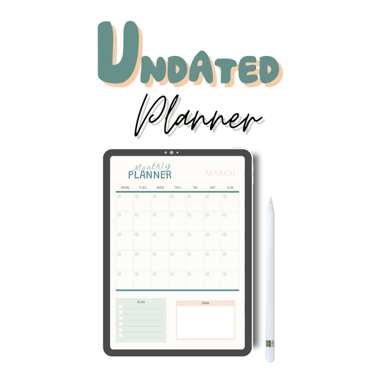 Undated Simple Digital Planner