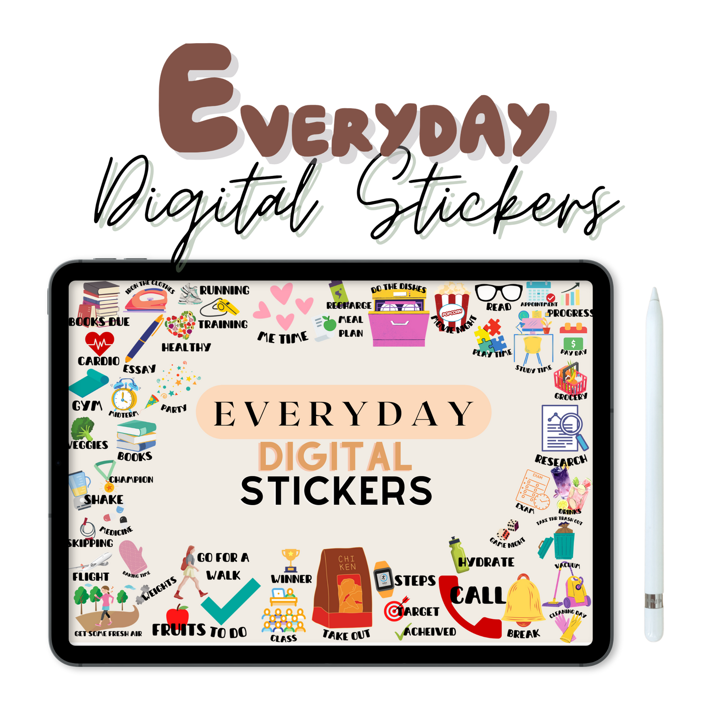 Everyday Digital Stickers