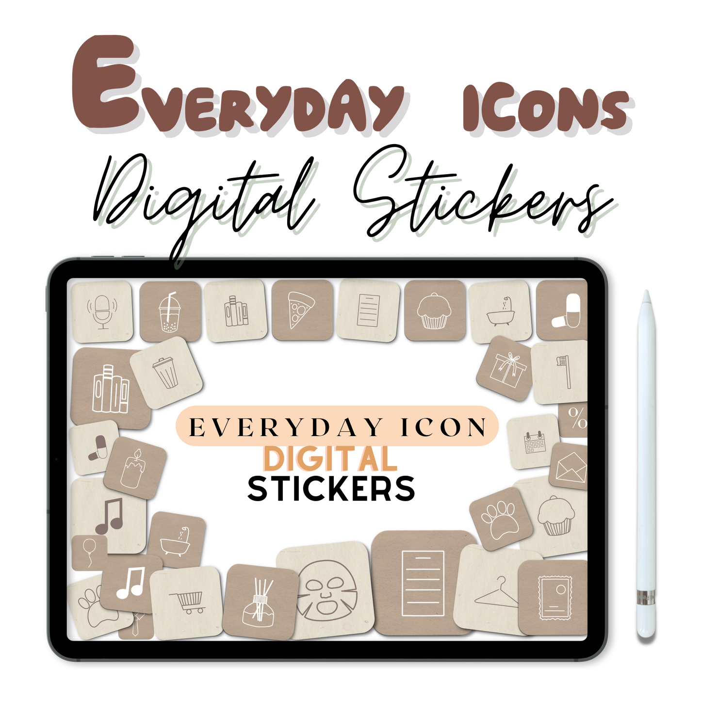 Nude Everyday Icons Set