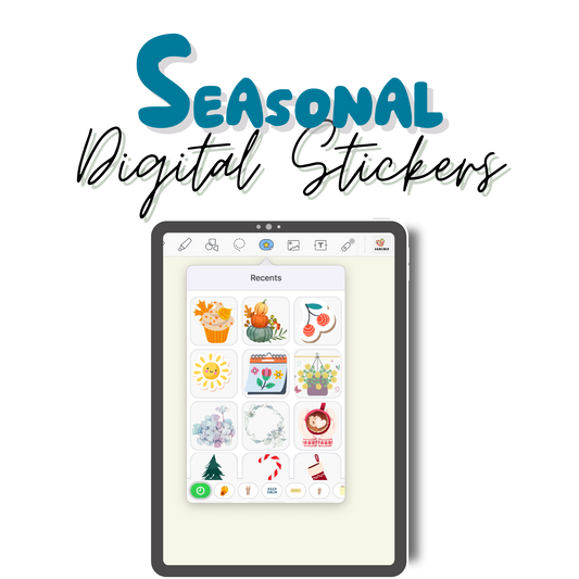 Seasonal Digital Stickers