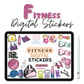 Fitness Digital Sticker Set