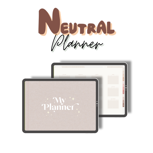 Neutral Digital planner