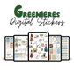 Greeneries Digital Stickers