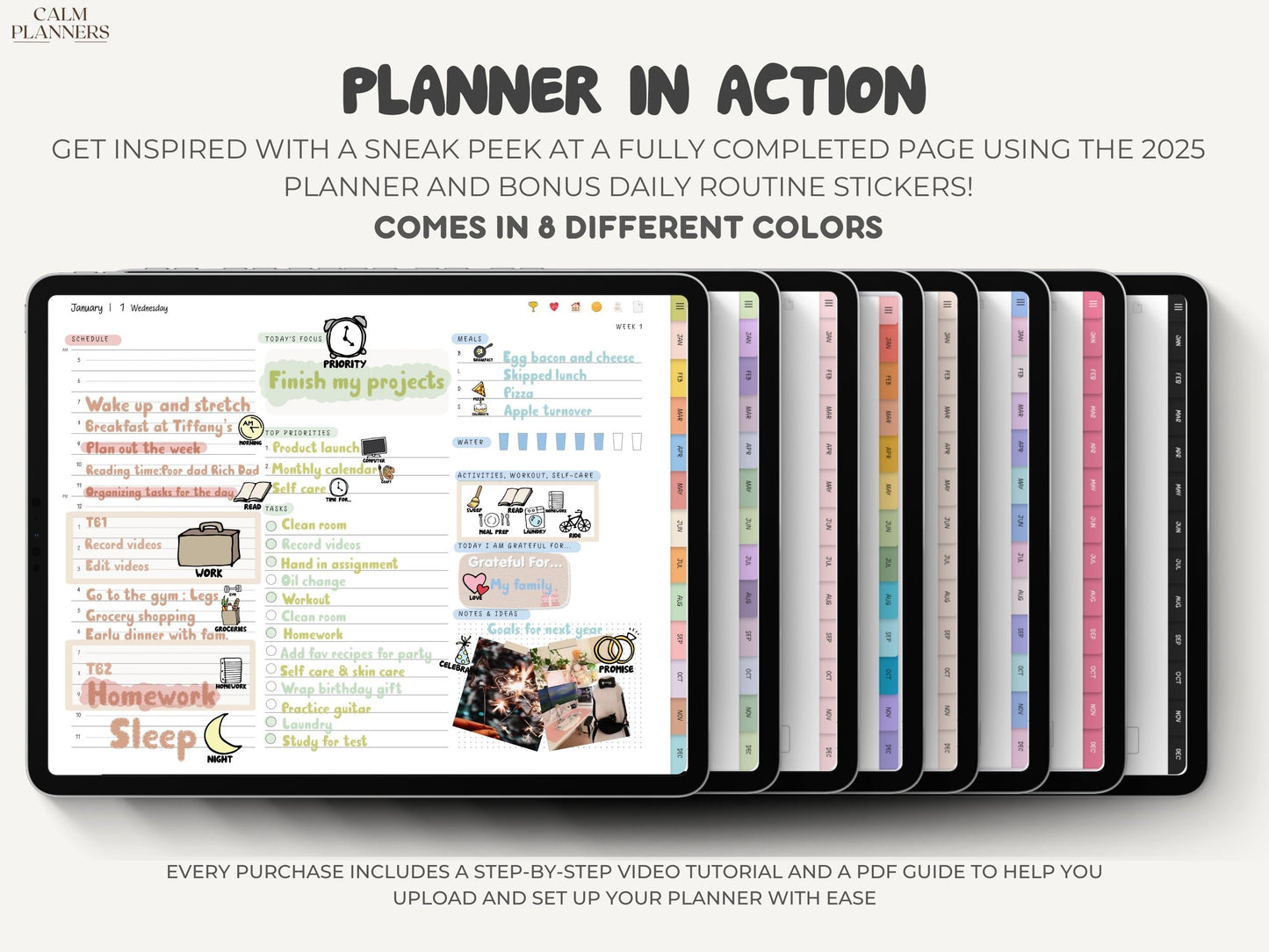 2025 Calm Planners Digital Planner