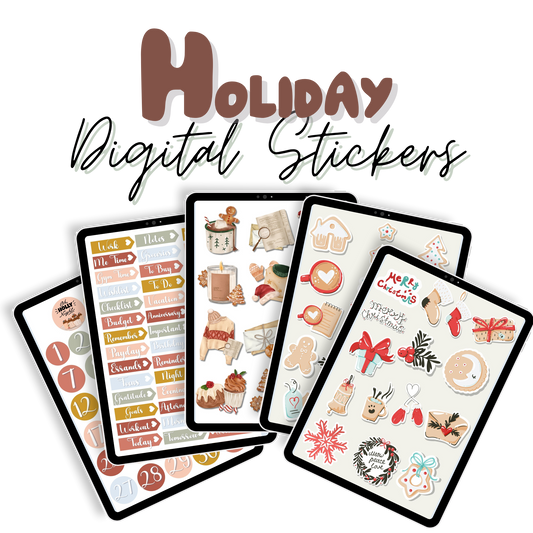 Holiday Digital Stickers Bundle