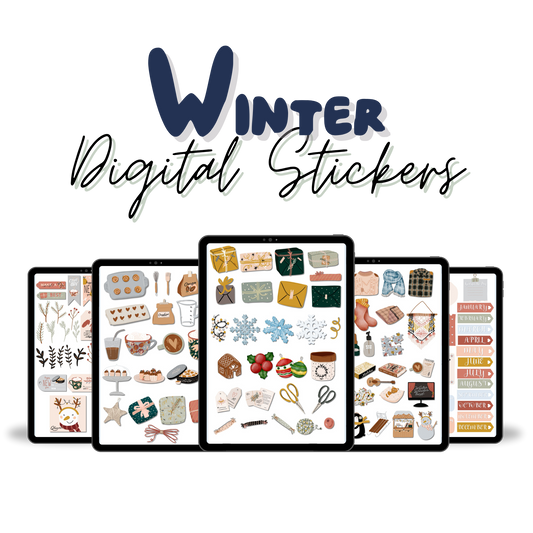 Winter Wonderland Digital Sticker Set