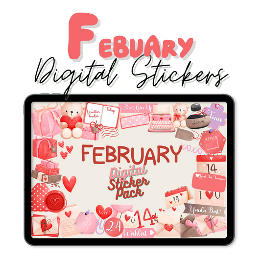 February Monthly Sticker Pack