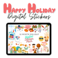 Yearly holiday Digital Stickers