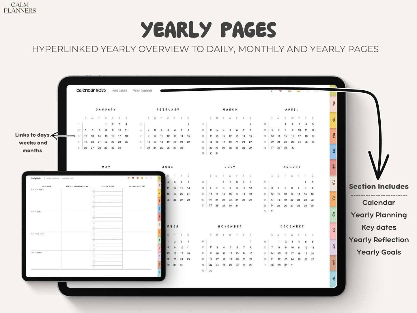 2025 Calm Planners Digital Planner