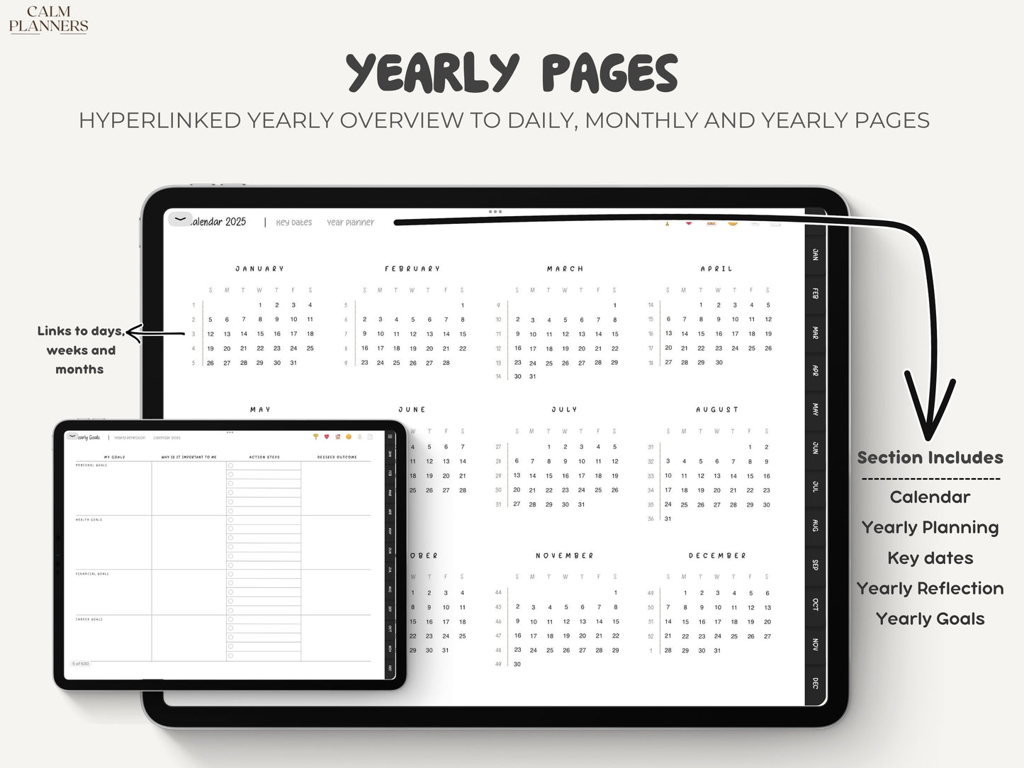 2025 Minimalist Digital Planner