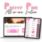 Pretty In Pink Aesthetic Notion Template