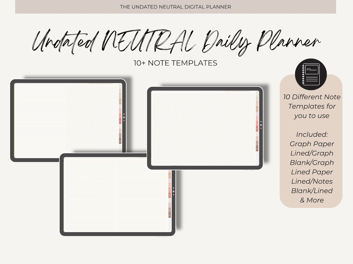 Neutral Digital planner