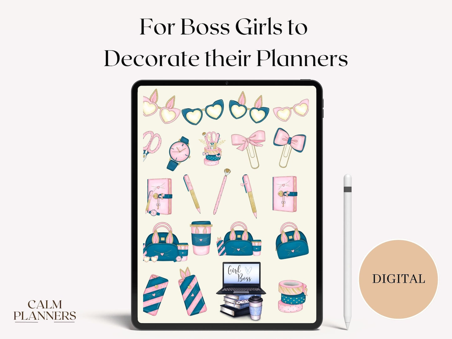 Planner Girl Digital Sticker Bundle