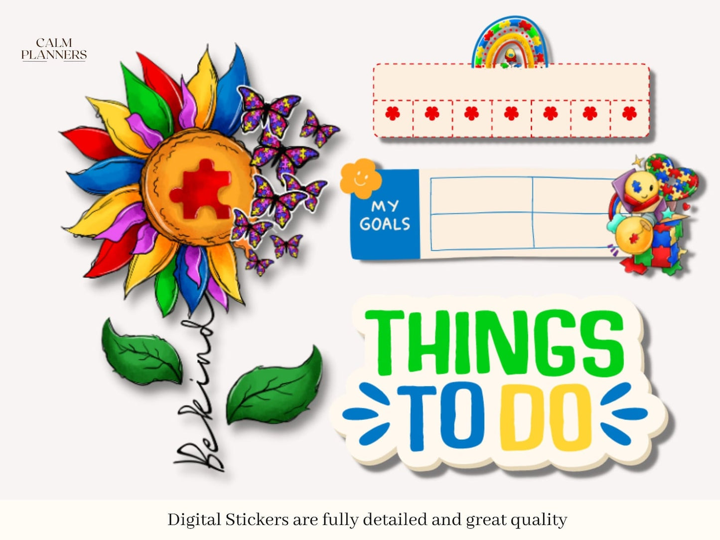 Autism Awareness Digital Stickers