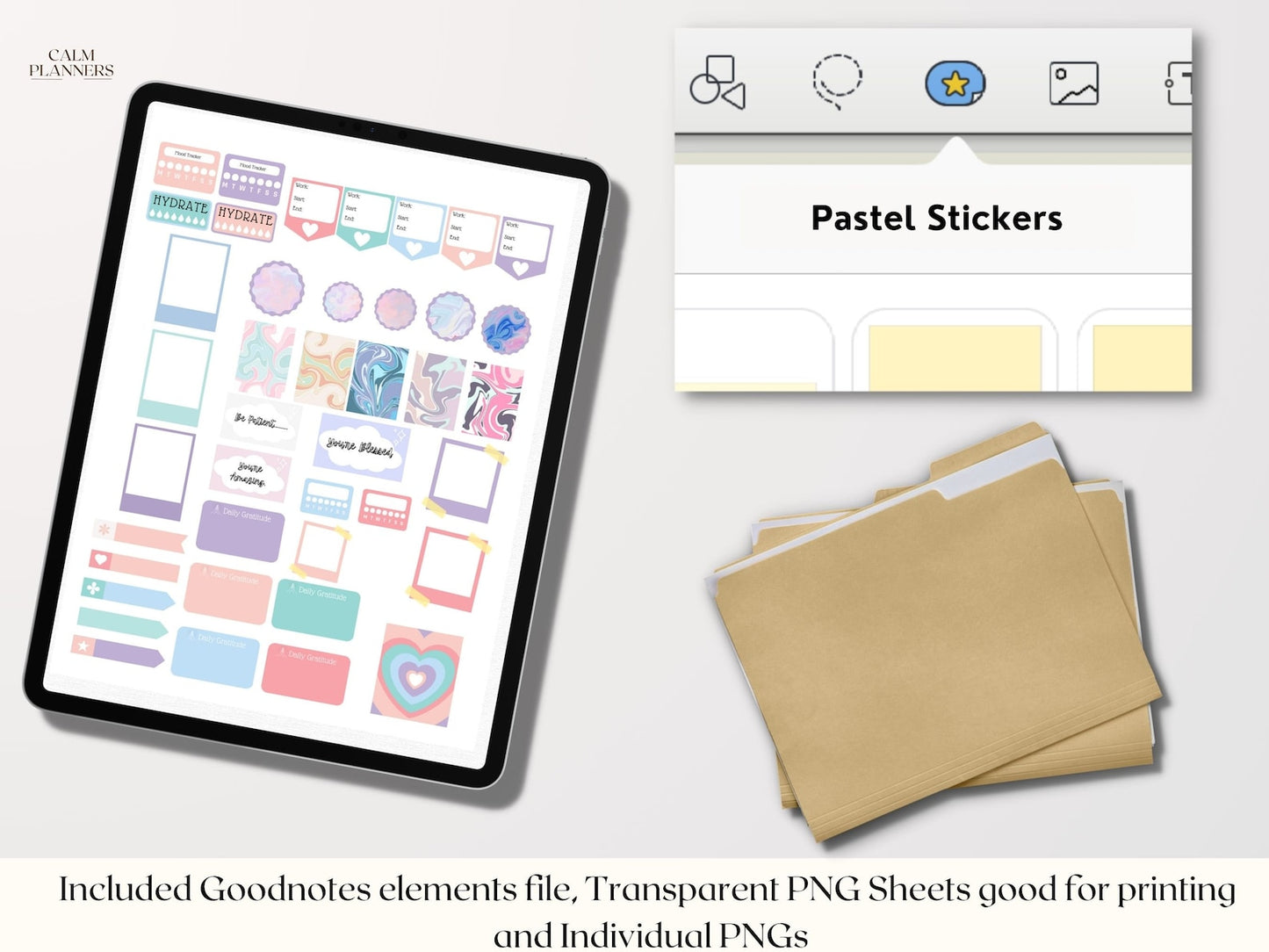 500+ Pastel iPad Sticker Bundle