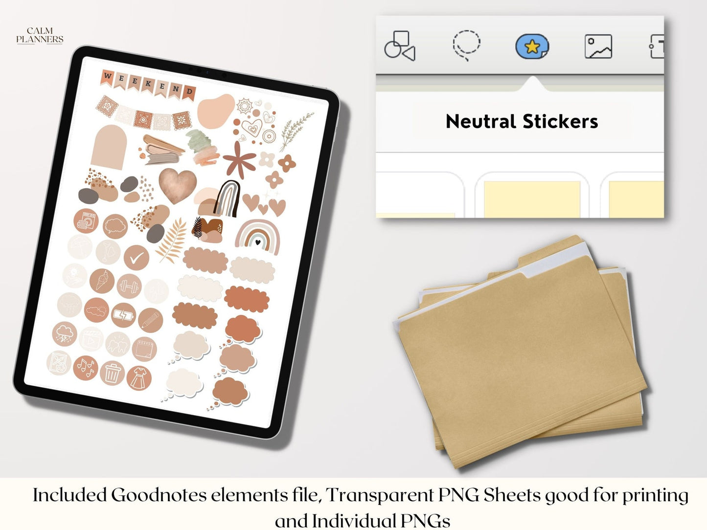 500+ Neutral Digital Stickers