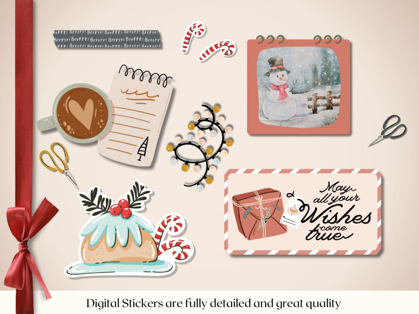 Holiday Digital Stickers Bundle