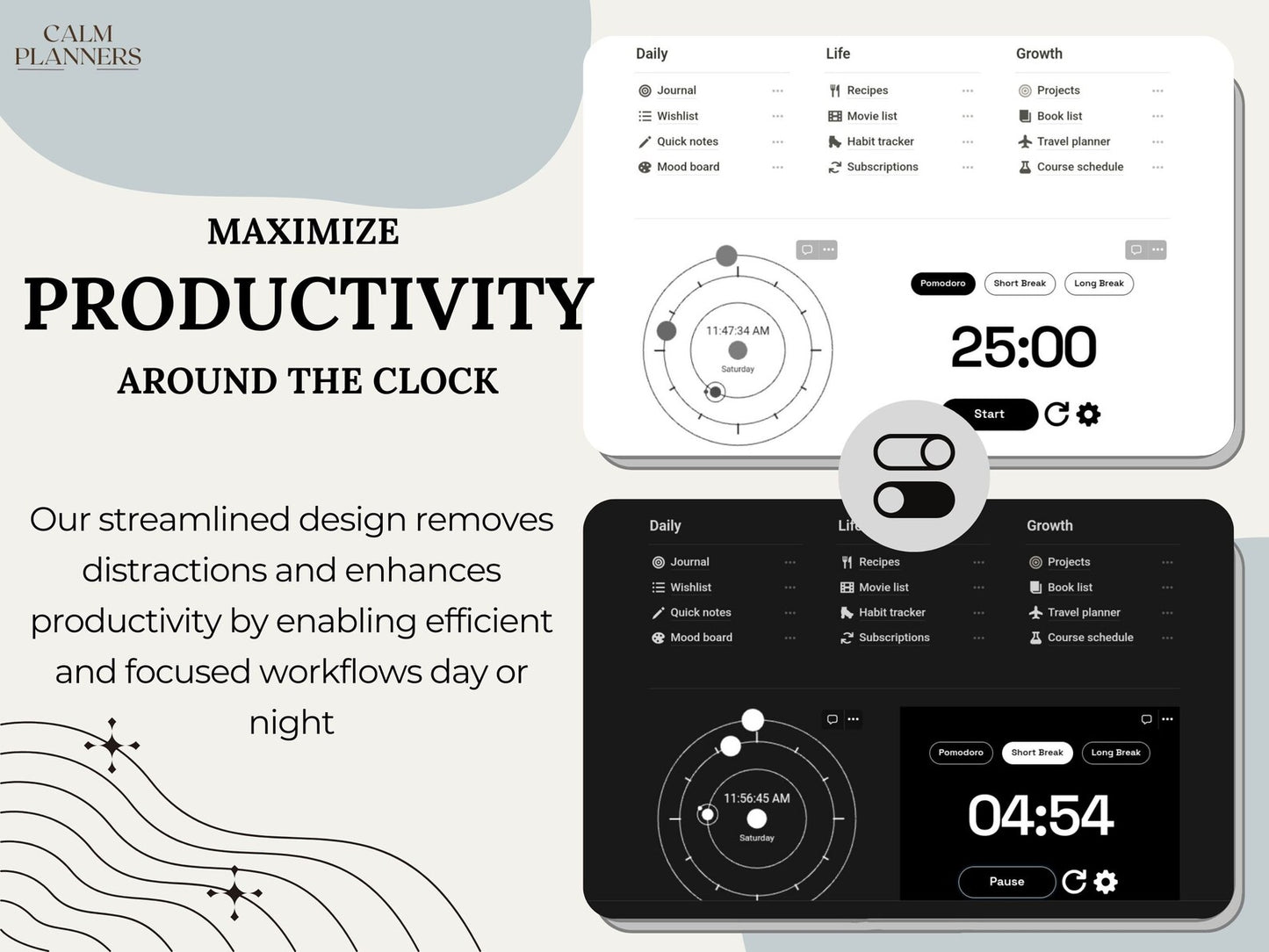 Minimal Muse All in One Notion Dashboard