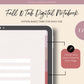 10 Subject Fall Digital Notebook