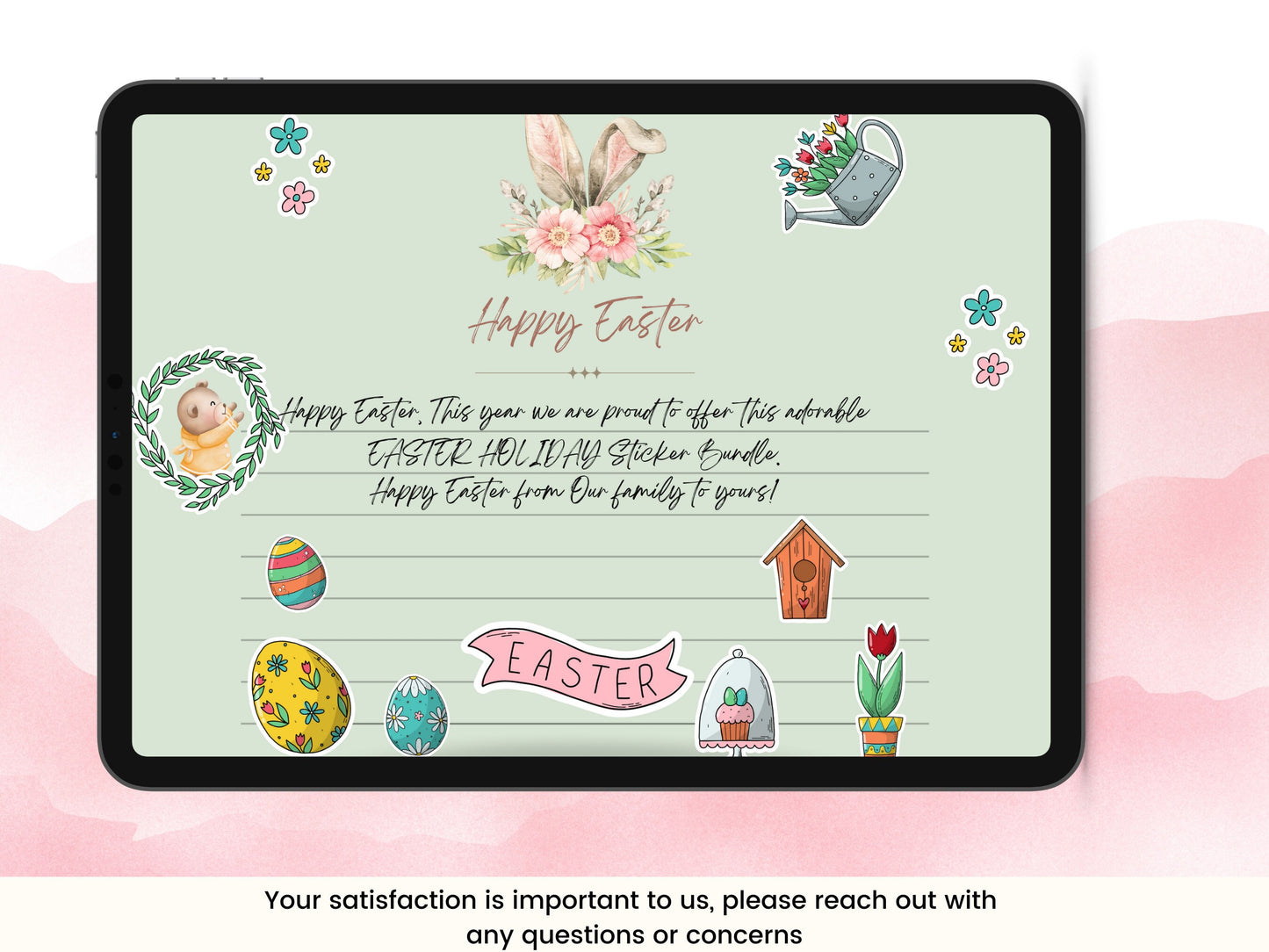 Easter Holiday Digital Stickers