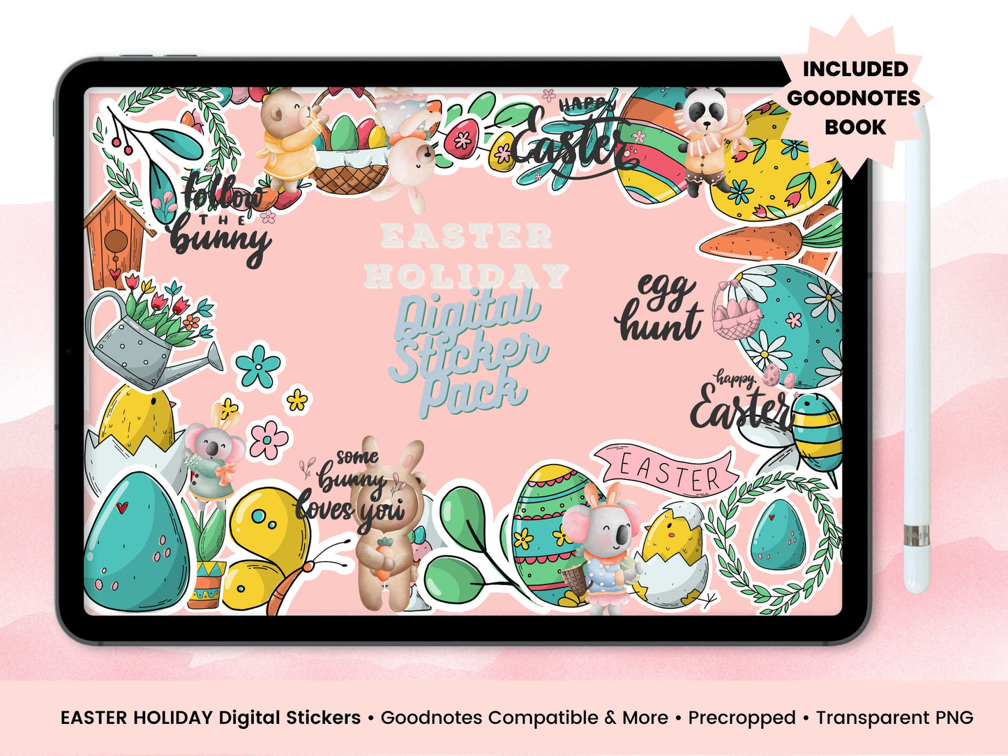 Easter Holiday Digital Stickers