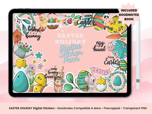 Easter Holiday Digital Stickers