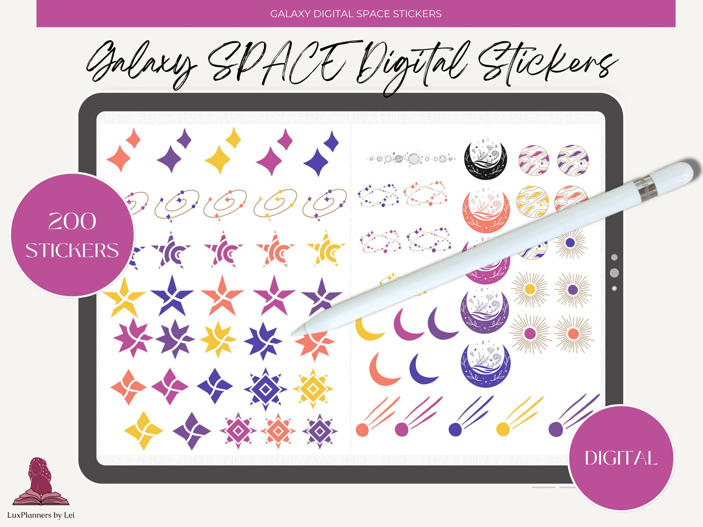 Galaxy Digital Stickers