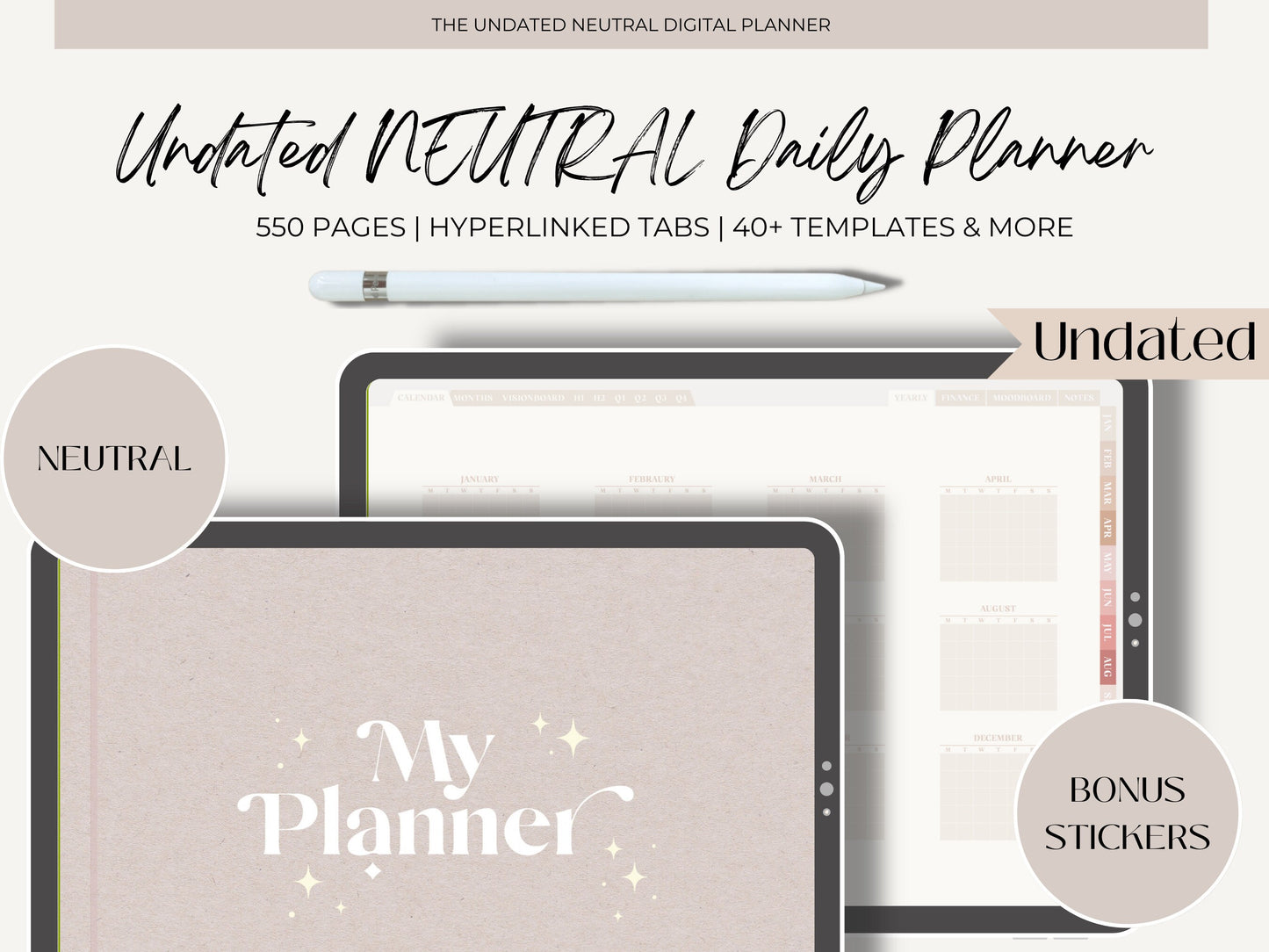 Neutral Digital planner