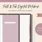 10 Subject Fall Digital Notebook