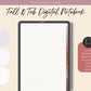 10 Subject Fall Digital Notebook