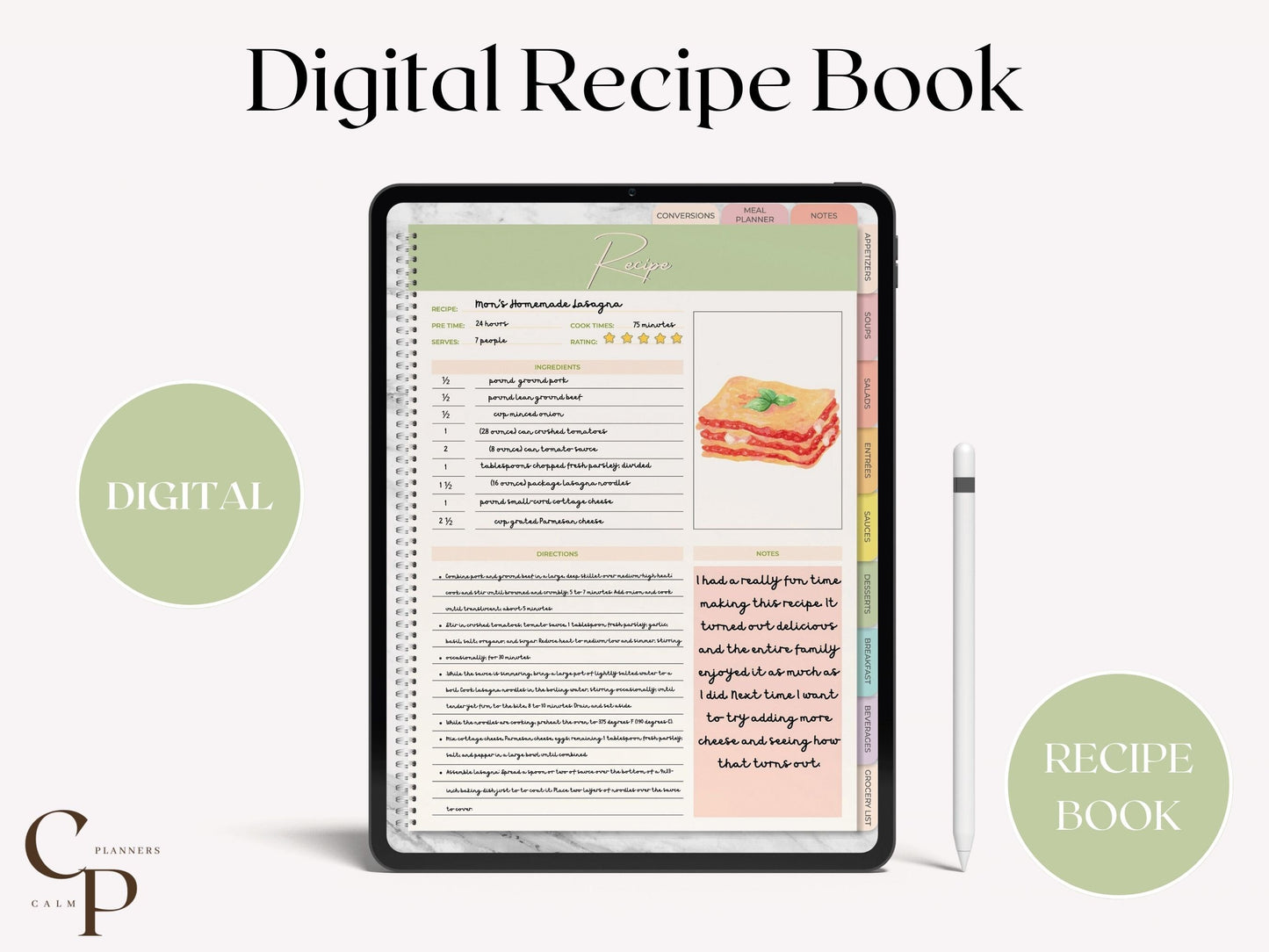 Digital Recipe Book